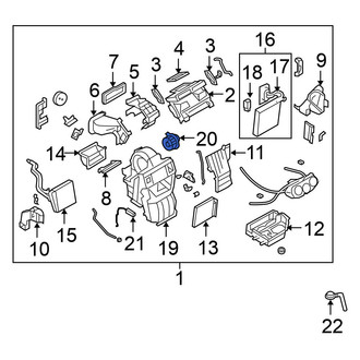 Nissan OE - HVAC Blower Motor