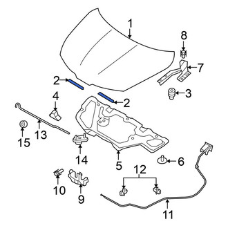 Nissan OE - Hood Seal