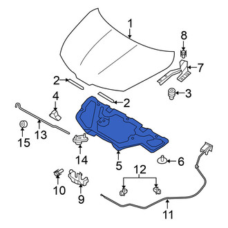 Nissan OE - Hood Insulation Pad