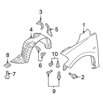 Nissan OE - Fender & Components (Hatchback)