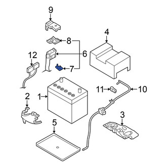 Nissan OE - Battery Cable Terminal End