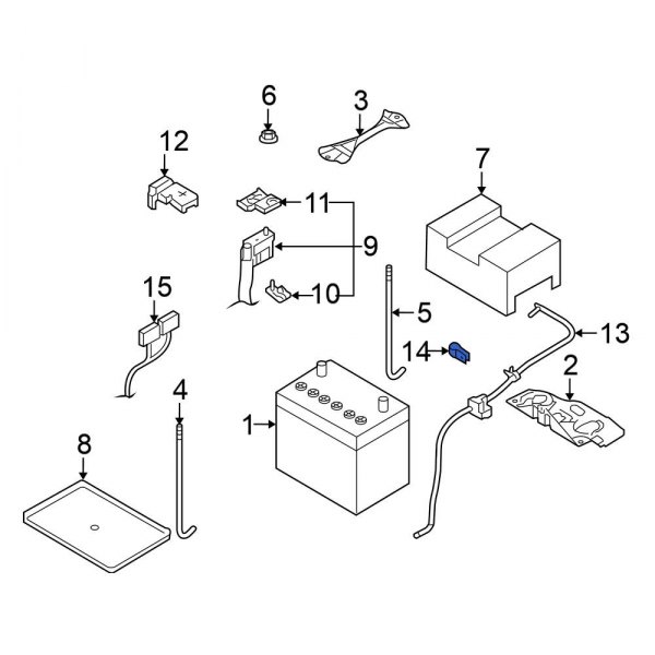 Battery Cable Terminal End