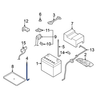 Nissan OE - Front Battery Hold Down Stud