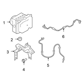Nissan OE - Electrical - ABS Components (4-Wheel ABS)