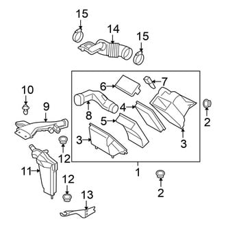 Nissan OE - Engine / Transaxle - Air Intake (1.8L)