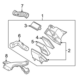 Nissan OE - Engine / Transaxle - Air Intake (1.6L)