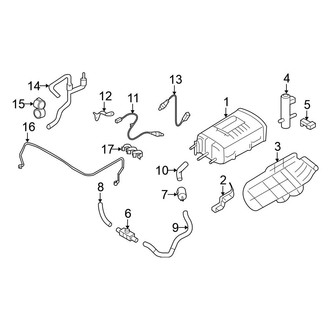 Nissan OE - Emission System - Emission Components (1.8L)