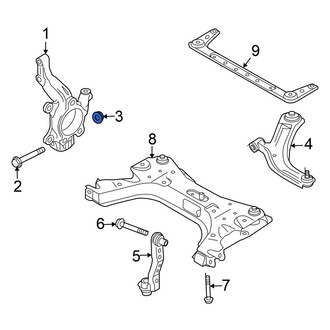 Nissan OE - Front Outer Steering Tie Rod Nut