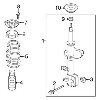 Nissan OE - Front Suspension - Struts & Components