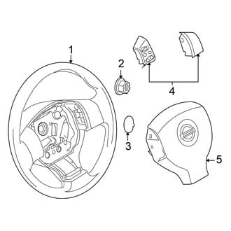 Nissan OE - Steering Wheel & Trim (Hatchback)