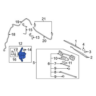 Nissan OE - Washer Fluid Reservoir