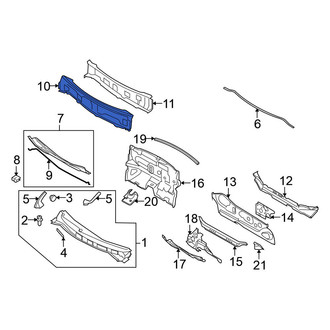 Nissan OE - Cowl Cover Clip