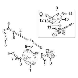 Nissan OE - Cowl - Components on Dash Panel (1.8 S / 1.8 SL)