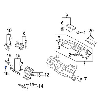 Nissan OE - Instrument Panel Cover