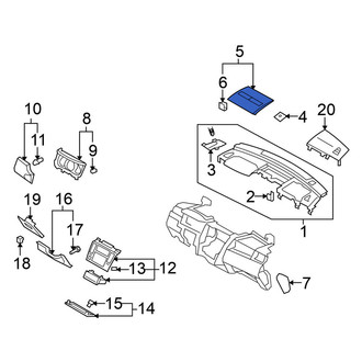 Nissan OE - Instrument Panel Cover