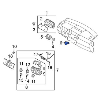 Nissan OE - Hazard Warning Switch