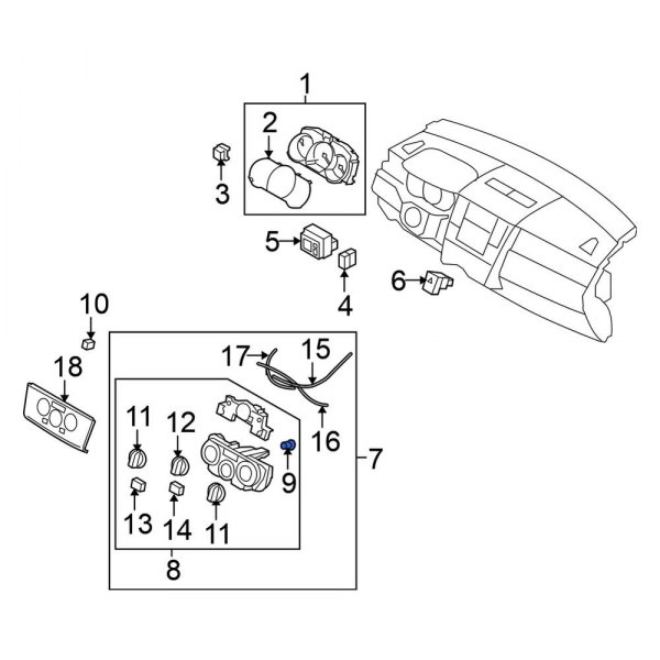 Instrument Panel Light Bulb