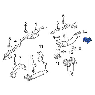 Nissan OE - Front Right Dashboard Air Vent