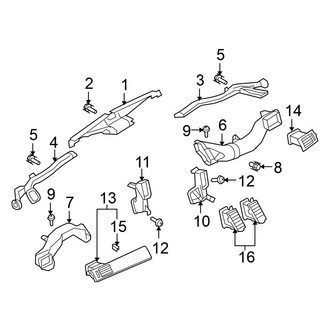 Nissan OE - Instrument Panel - Ducts