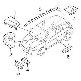Nissan OE - Restraint Systems - Air Bag Components (Hatchback)
