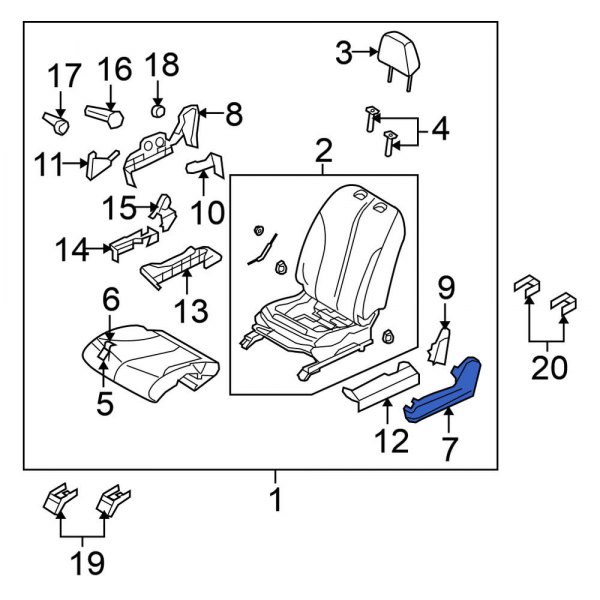 Seat Track Cover