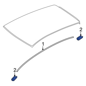 Nissan OE - Roof Drip Molding Clip
