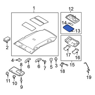 Nissan OE - Dome Light Lens