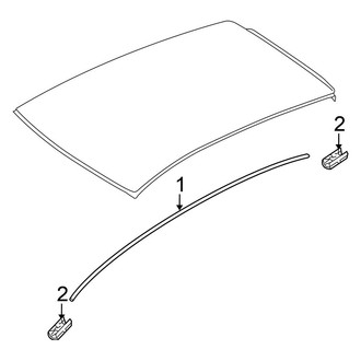 Nissan OE - Roof - Exterior Trim (1.8 S / 1.8 SL)