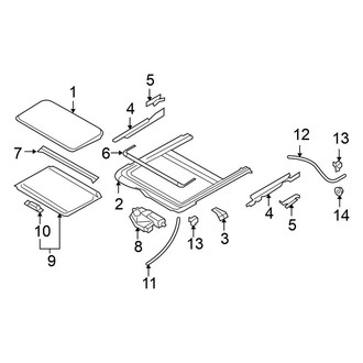 Nissan OE - Roof - Sunroof (Hatchback)