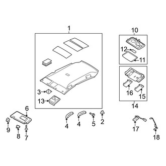 Nissan OE - Roof - Interior Trim