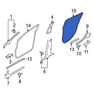 Nissan OE - Front Left Door Seal