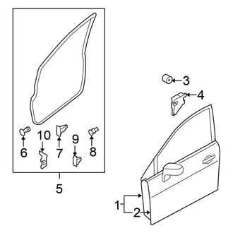 Nissan OE - Front Door - Door & Components