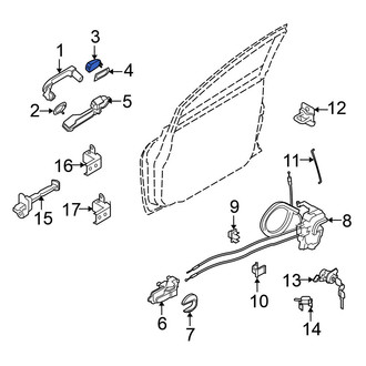 Nissan OE - Front Exterior Door Handle Cover