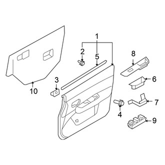 Nissan OE - Front Door - Interior Trim