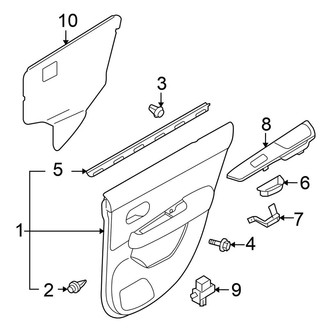 Nissan OE - Rear Door - Interior Trim