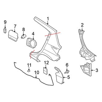 Nissan OE - Quarter Panel & Components (1.8 S / 1.8 SL)