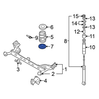 Nissan OE - Rear Lower Coil Spring Insulator