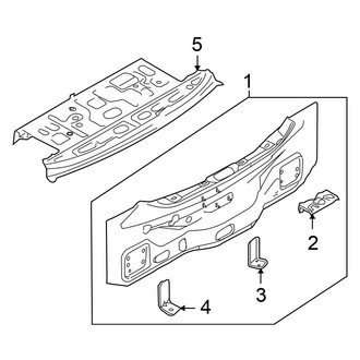 Nissan OE - Rear Body & Floor - Rear Body (Sedan)