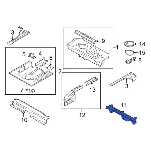 Floor Pan Crossmember