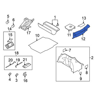 Nissan OE - Rear Trunk Trim Panel