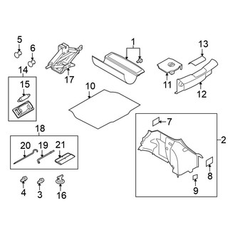 Nissan OE - Rear Body & Floor - Interior Trim (Hatchback)