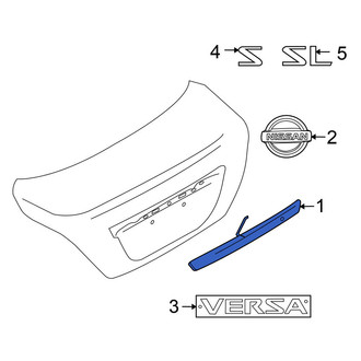 Nissan OE - Rear Deck Lid Finish Panel