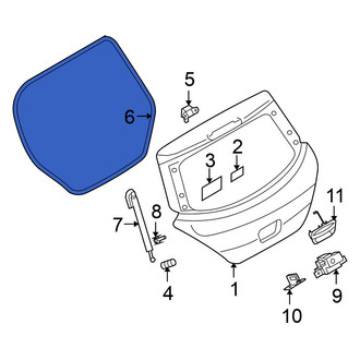 Nissan OE - Rear Hatch Seal