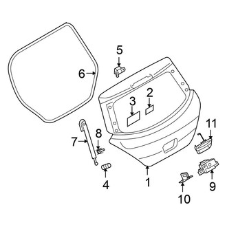 Nissan OE - Lift Gate - Gate & Hardware (Hatchback)