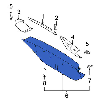 Nissan OE - Rear Liftgate Trim Cover