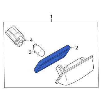Nissan OE - License Light Lens Gasket