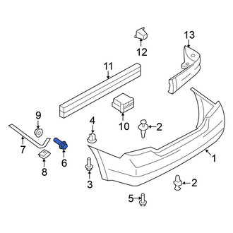 Nissan OE - Fog Light Nut