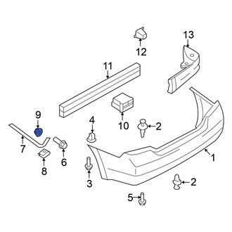 Nissan OE - Fog Light Nut