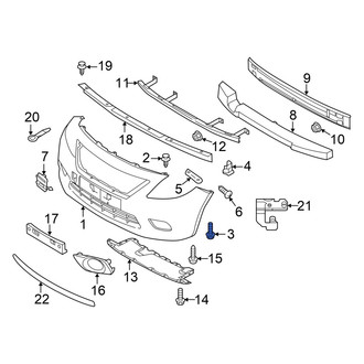 Nissan OE - Left Bumper Cover Bracket