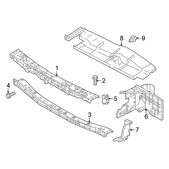 Nissan OE - Radiator Support - Splash Shields (Sedan)